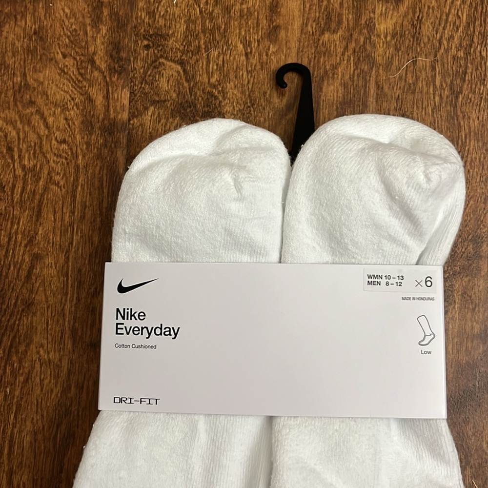 Nike Everyday Low Cotton Cushioned Socks 6 Pack - Picture 4 of 17